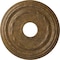 Ekena Millwork Dublin Ceiling Medallion (Fits Canopies up to 8 1/4"), 15 3/8"OD x 3 5/8"ID x 1"P, Rubbed Bronze CM15DURZS - alternate 1
